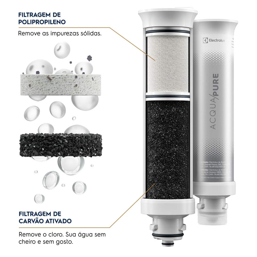 611oXTxdv3L._SL1000_ Purificador de Água Electrolux Compacto Pure 4x Cinza Bivolt PE12G: A Escolha Ideal para sua Casa